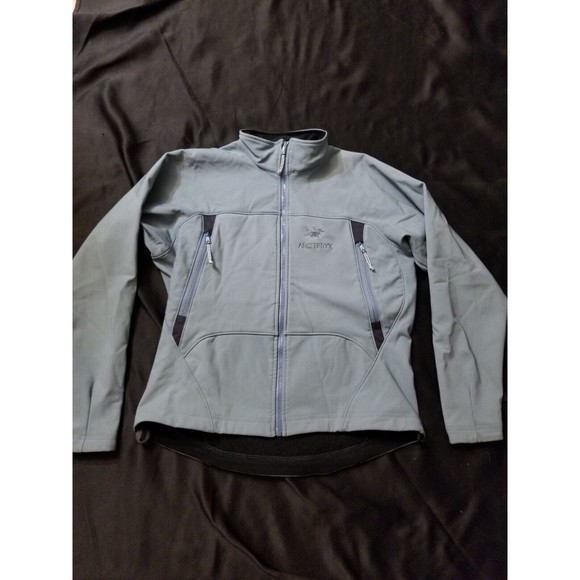 VTG Arc'teryx Gamma SV Soft Shell Polartec Fleece Lined Jacket Womens M Blue